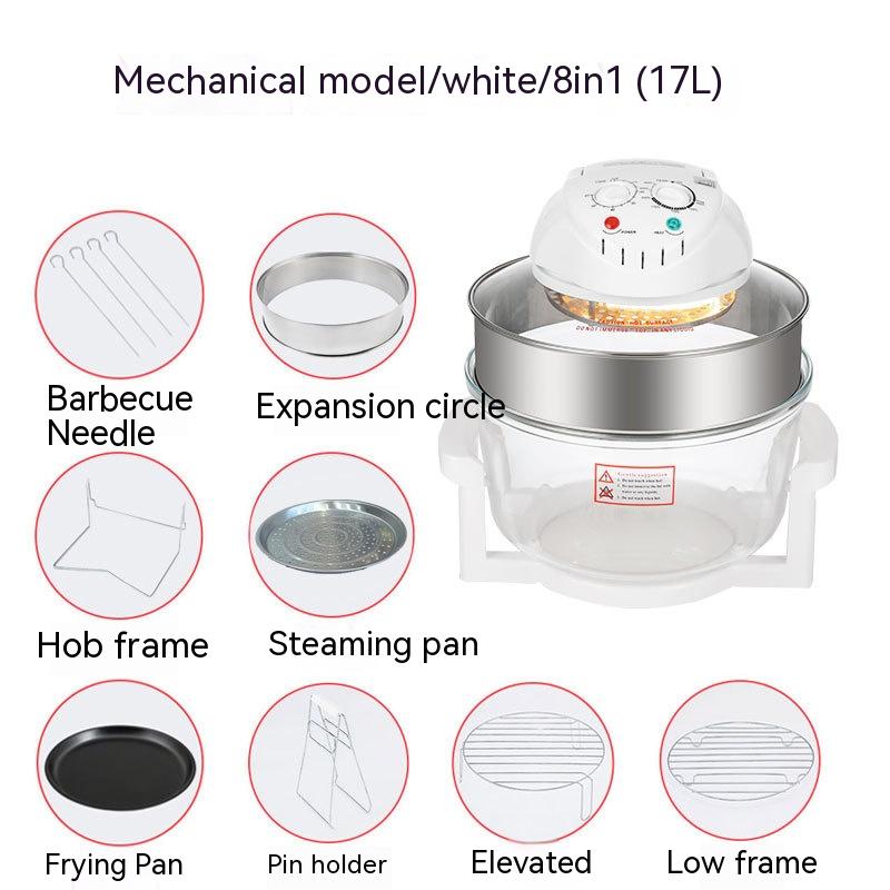 Household Oil Free Glass Visual Air Fryer Convection Oven