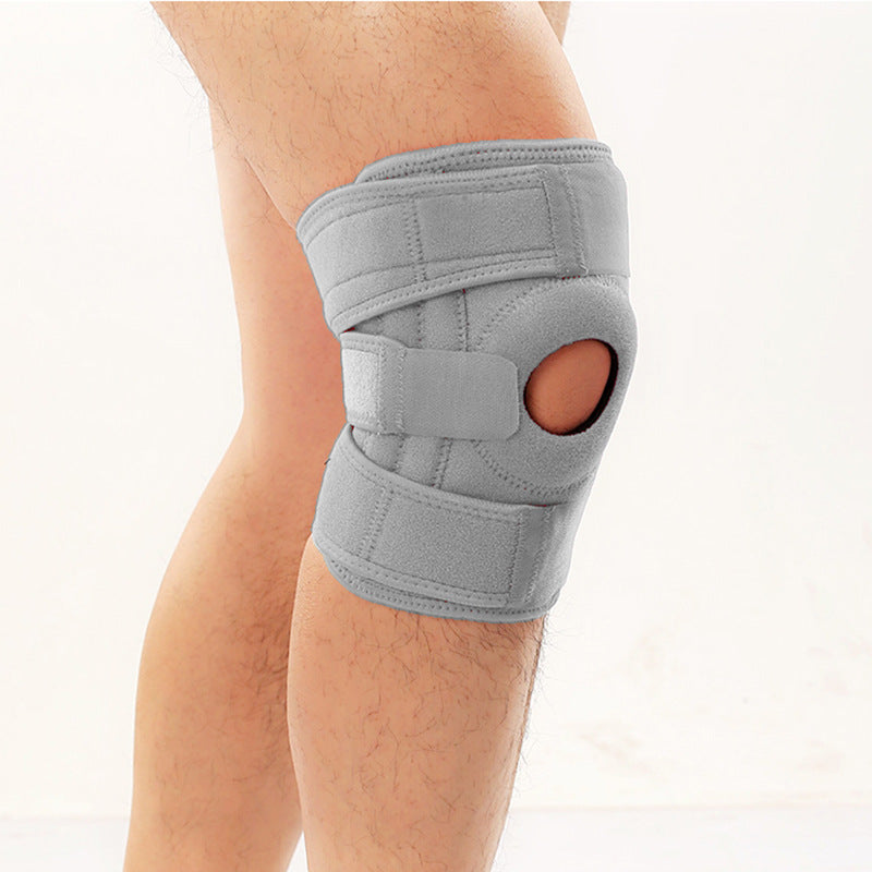 Silicone Mountaineering Gray Sports Knee Pads 