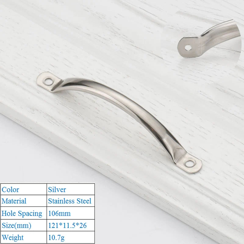 2 Pcs Big Home 7810 Goods Modern Minimalist  Stainless Steel Door Handle