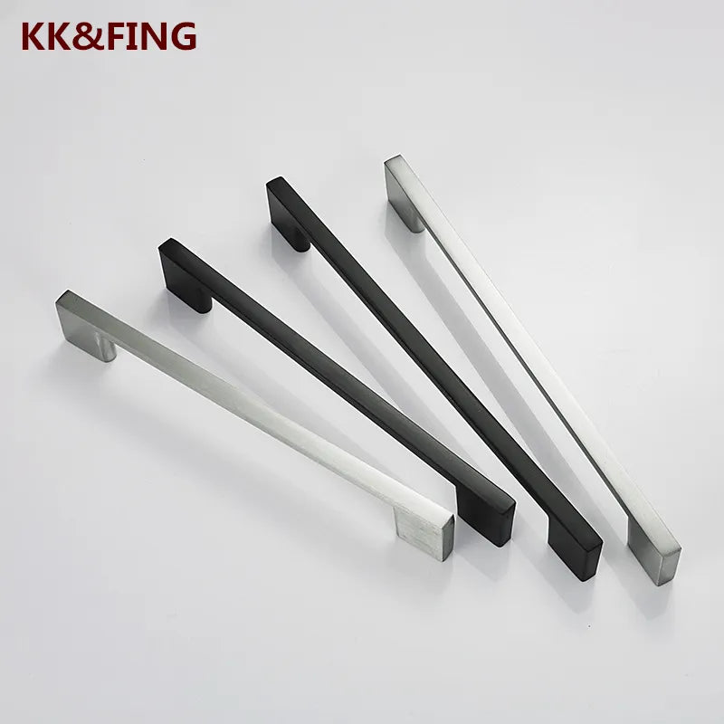 KK&FING KK-B333 Aluminum Cabinet Handles And Door Knobs Brass Wardrobe
