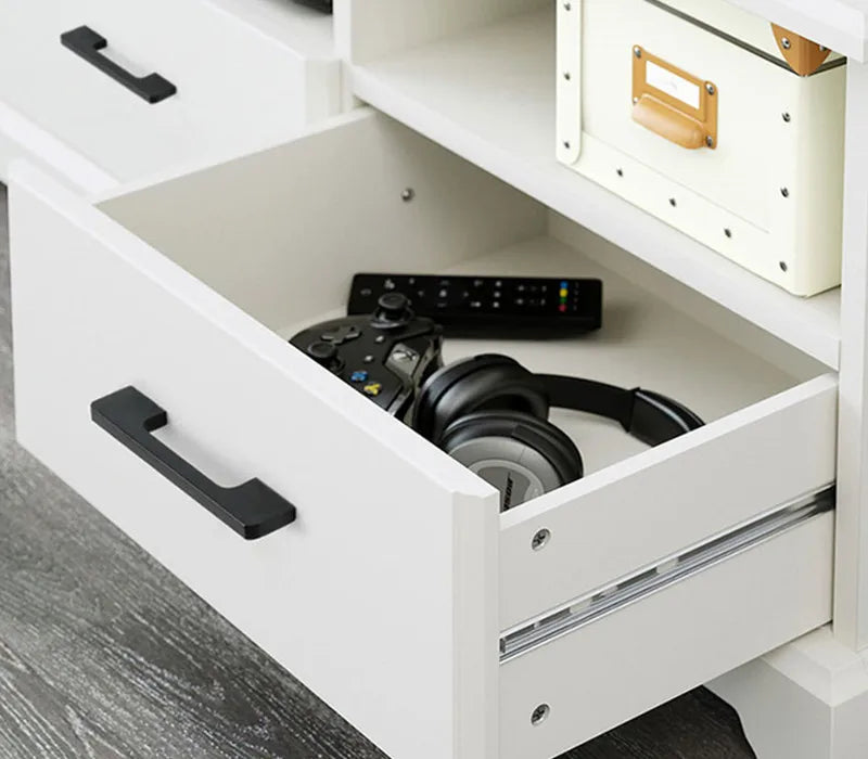 KK&FING  KK-B448 Black Brushed Aluminum Alloy Kitchen Cabinet Handles Cupboard