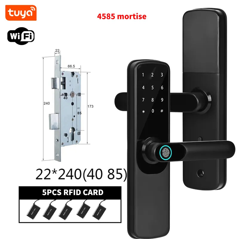 RH05 Pro Vein Recognition Biometrics Locks Tuya Wifi Digital Smart Door Lock
