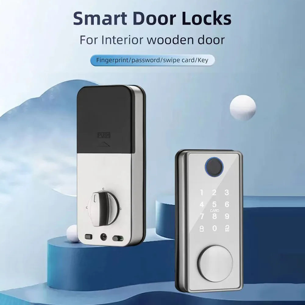 ALLOYSEED DS01 Deadbolt Locks Digital Tuya Wifi App with Smart Door Locks