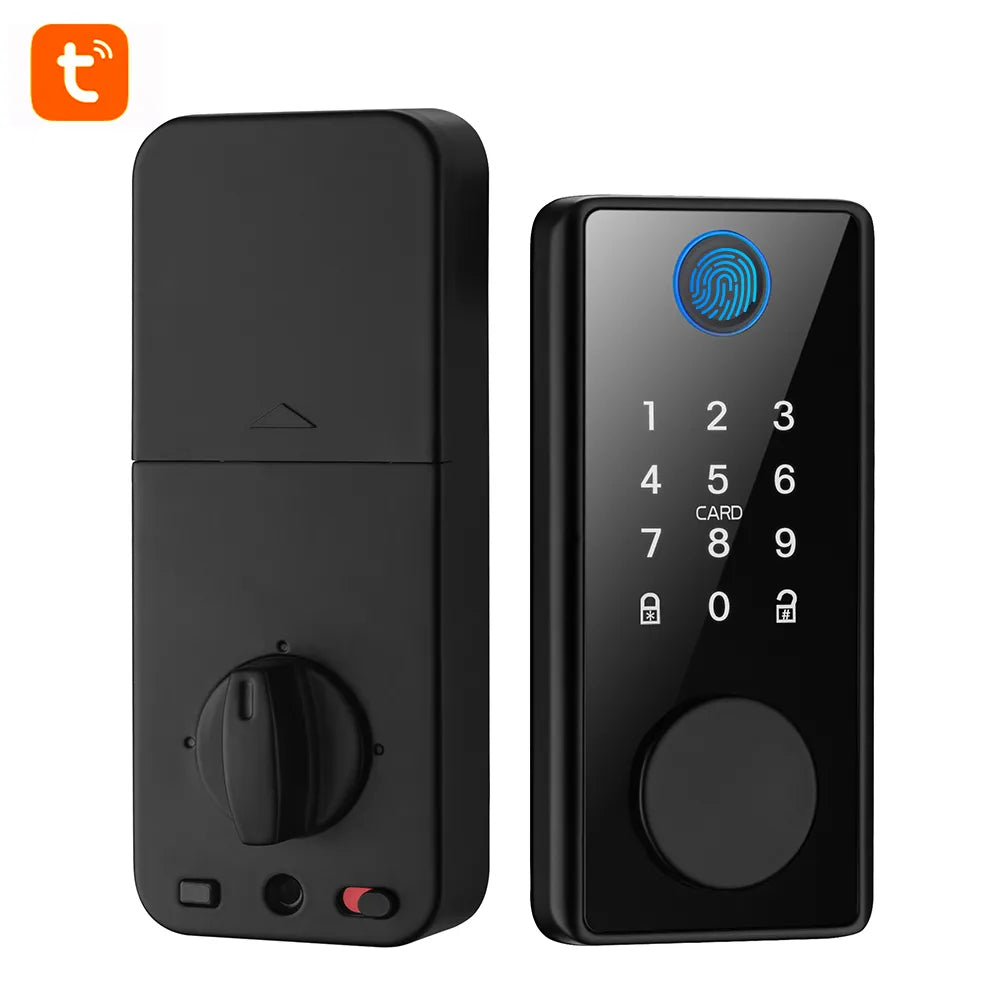 ALLOYSEED DS01 Deadbolt Locks Digital Tuya Wifi App with Smart Door Locks