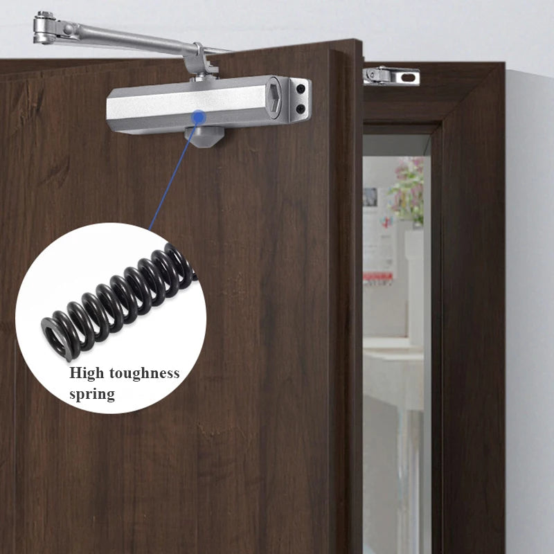 Automatic Door Closer Adjustable Door Hardware Stopper