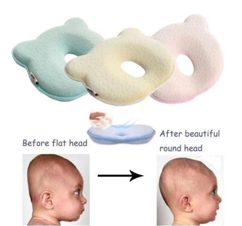 Baby Anti-eccentric Head Shaping Bear Pillow