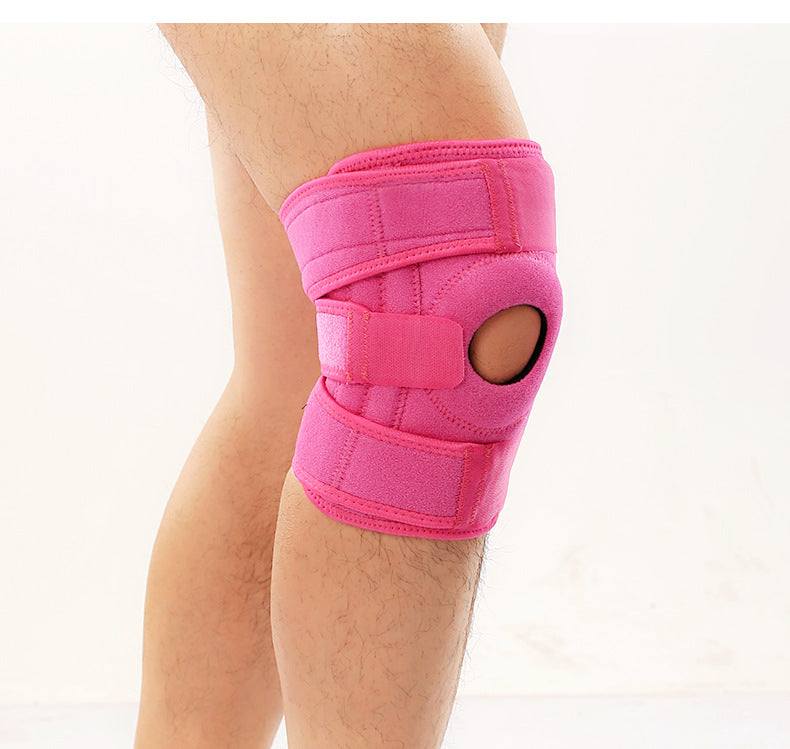 Silicone Mountaineering Pink Sports Knee Pads 