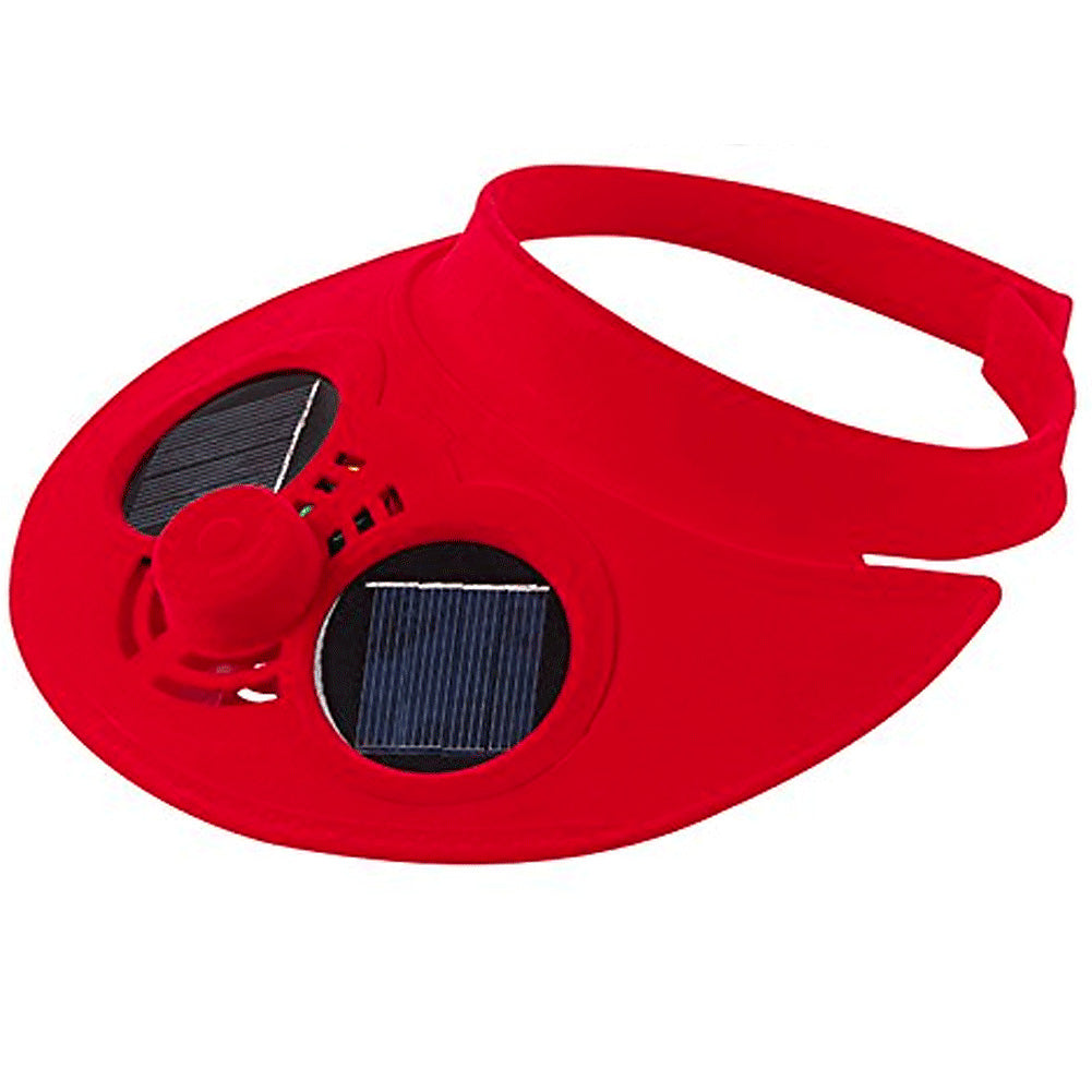 Rechargeable Storage Solar Cap with Switch Fan Cap