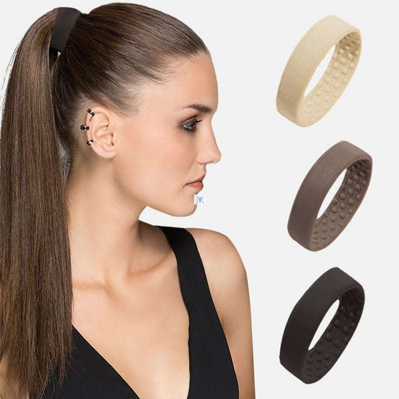 Women's Silicone Foldable Fixed Elastic Hair Band